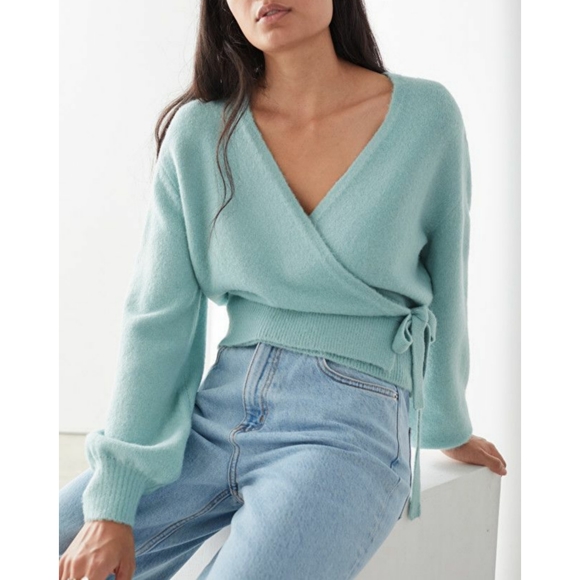 and other stories wrap cardigan